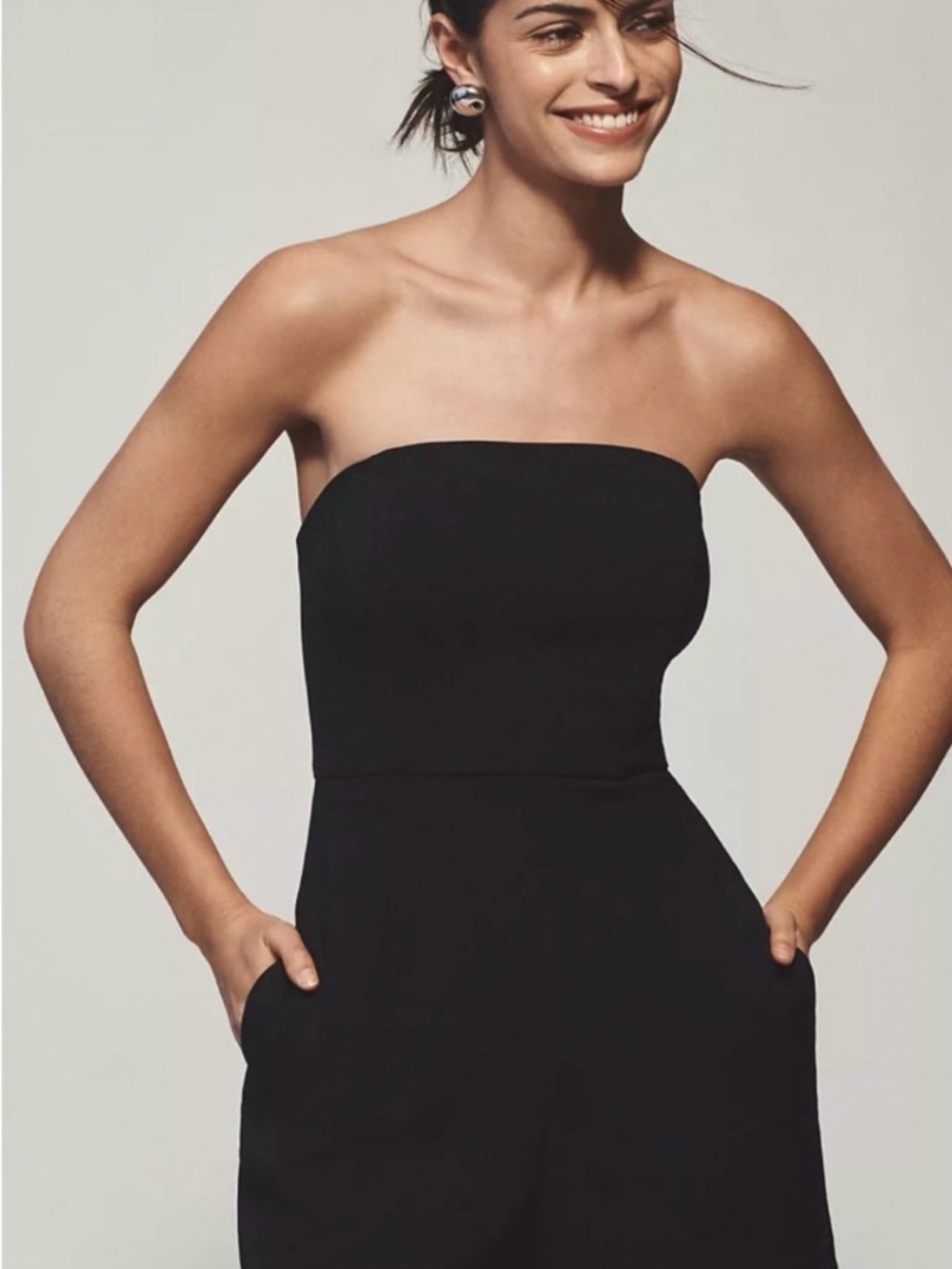 Anthropologie Hutch Smart Strapless Romper NWT XL
